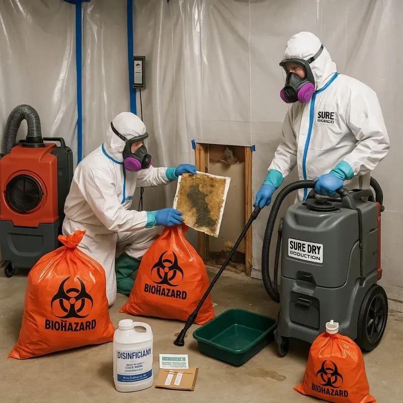 Contaminated Water Handling Protocols process in Bailey County, TX